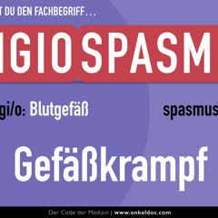 Vasospasmus DocCheck Flexikon